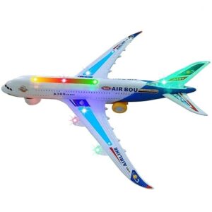 musical airbus a380 toy plane