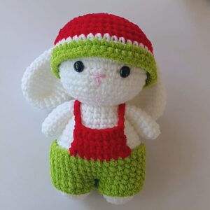 Handmade Crochet Bunny Doll